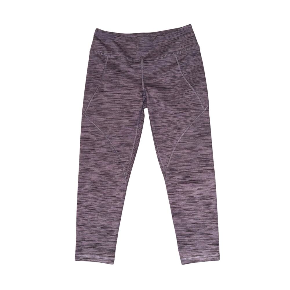 Patagonia Centered Crops Women's Size M Heathered Purple Mid Rise Quick Dry